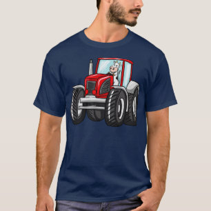 Camiseta Trator de tração de vaca