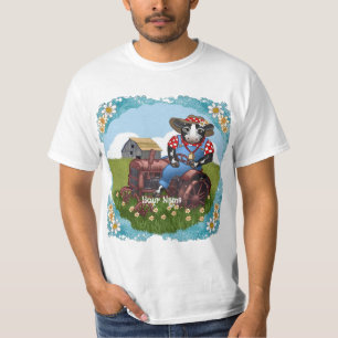 Camiseta Trator de tração de vaca