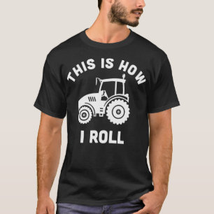 Camiseta Trator É Assim Que Eu Rolo O Farmer Gift Fazenda V
