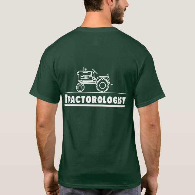 Camiseta Trator engraçado (Verso)
