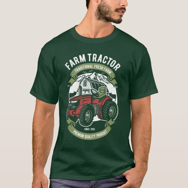 Camiseta trator fazenda (Frente)