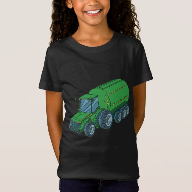 Camiseta Trator Fazenda Verde (Frente)