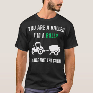 Camiseta Trator Fazendeiro Feno Fazendeiro Enfardadeira