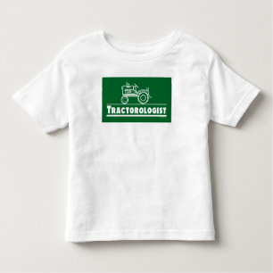 Camiseta Trator Humorístico Tractorologista Verde