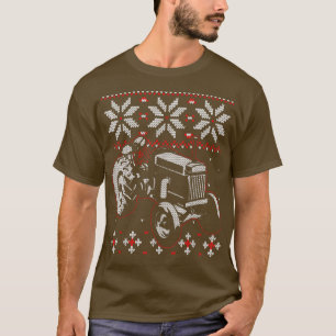 Camiseta Trator Lover Ugly Christmas Sweater, Farmer Farmer