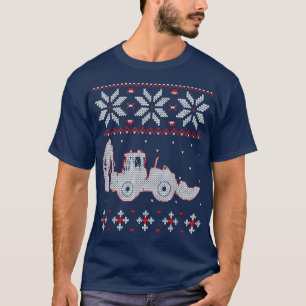 Camiseta Trator Lover Ugly Christmas Sweater, Farmer Farmer