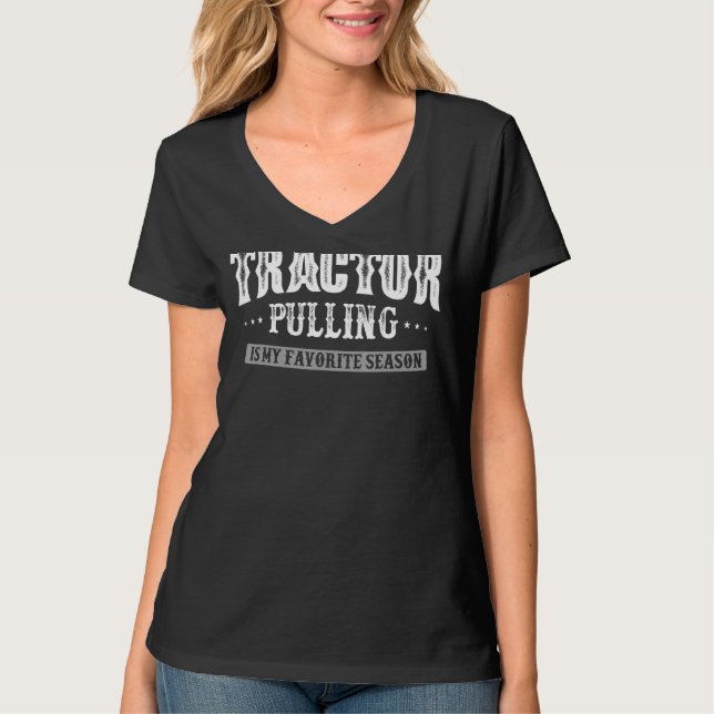 Camiseta Trator Pulando É Minha Época Favorita (Frente)