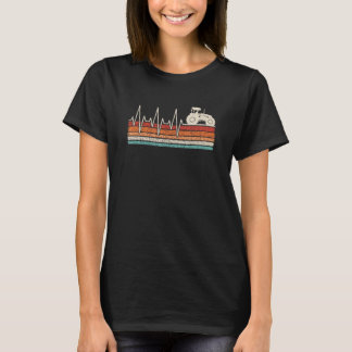 Camiseta trator pulsante pulsante trator condutor frequênci