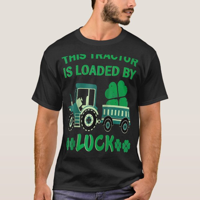 Camiseta Trator Shamrocks Trator de ruas (Frente)