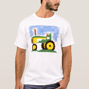 Camiseta Trator sob o céu azul