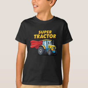Camiseta Trator Super-Herói Divertido 