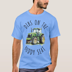 Camiseta Trator Verde Aquarela Vida de Fazenda Meninos Agri