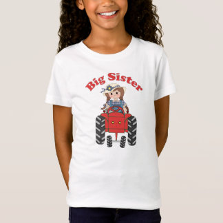 Camiseta Trator Vermelho da Irmã Maior