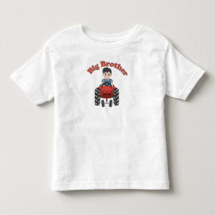 Camiseta Trator Vermelho Irmão Mais Velho