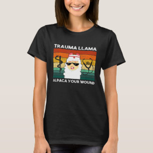 Camiseta trauma lama alpaca sua ferida alpaca