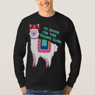 Camiseta Trauma Llama Para Enfermeiras