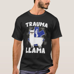 Camiseta Trauma Llama Serviço paramédico de salvamento T Ca