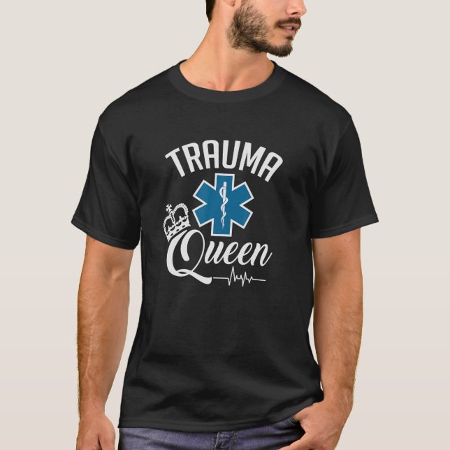 Camiseta Trauma Rainha de Saúde (Frente)