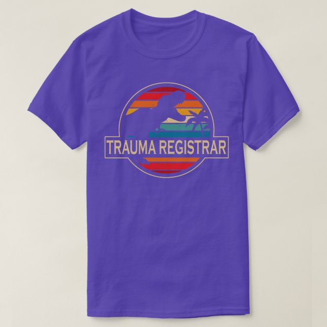 Camiseta Trauma Registrar Dinossaur (Frente do Design)