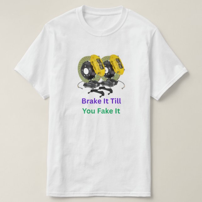Camiseta Travar Até Você Falar. (Frente do Design)