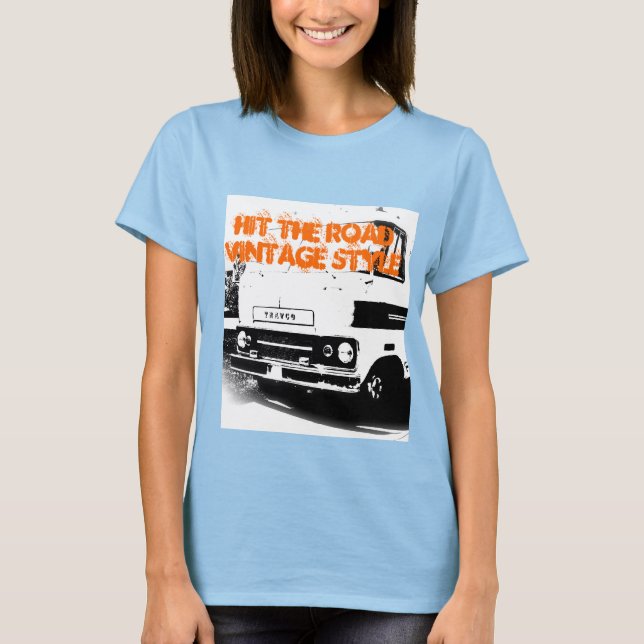 Camiseta Travco bateu na estrada (Frente)
