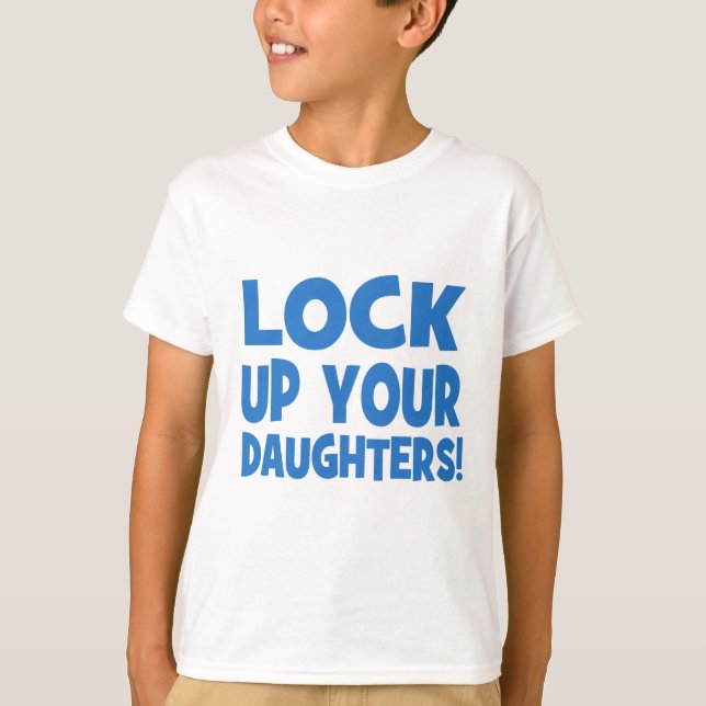 Camiseta Trave acima suas filhas! (Frente)