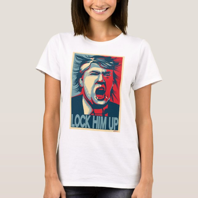 Camiseta TRAVE-O ACIMA do poster da esperança do (Frente)