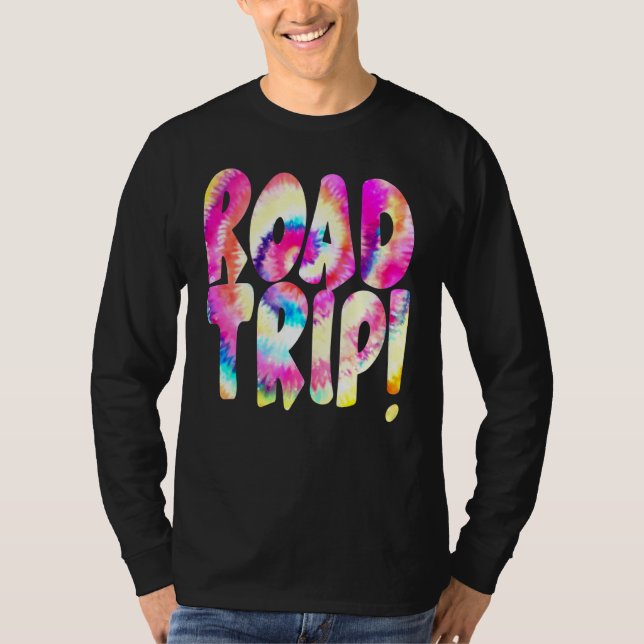 Camiseta Trave Tie-Dye Turística de Viagem de Triagem Rodov (Frente)
