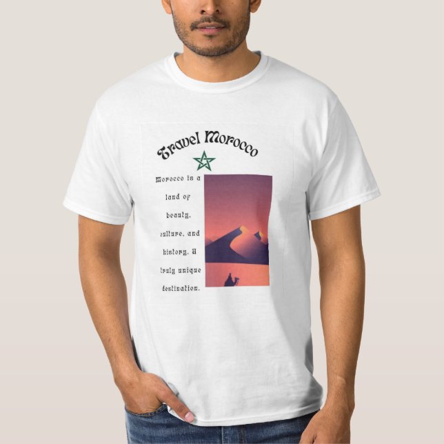 Camiseta Travel Morocco  (Frente)