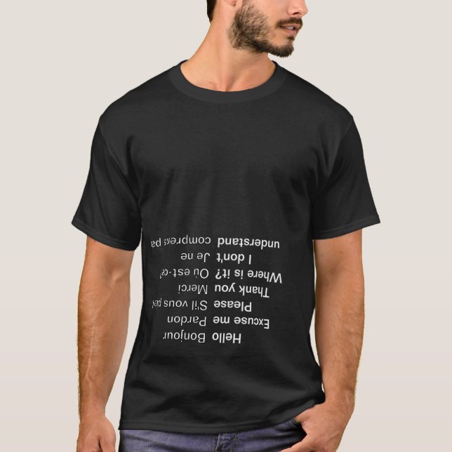 Camiseta Travel TalkTee - France (Frente)
