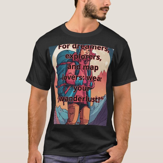 Camiseta Travel without  (Frente)