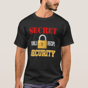 Camiseta TRAVESSA Segredo Receita de Chili Segurança Bloque