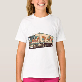 Camiseta Travesseira Decorativa de Caminhão Semi-Reboque Vi