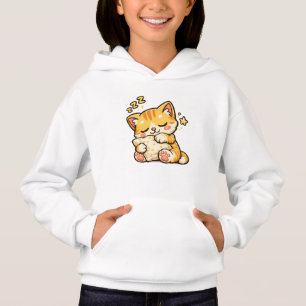 Camiseta Travesseiro de Gatinho Sonolento Fofo
