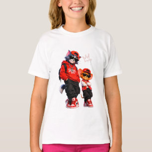 Camiseta Travesseiro de Ursinho de Desenho Animado Fofo - V