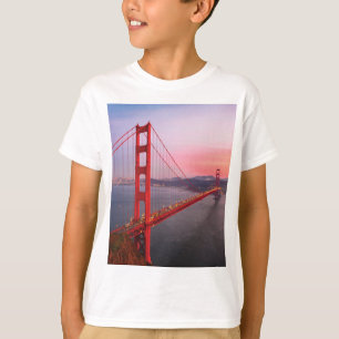 Camiseta Travesseiro decorativo da ponte ouro