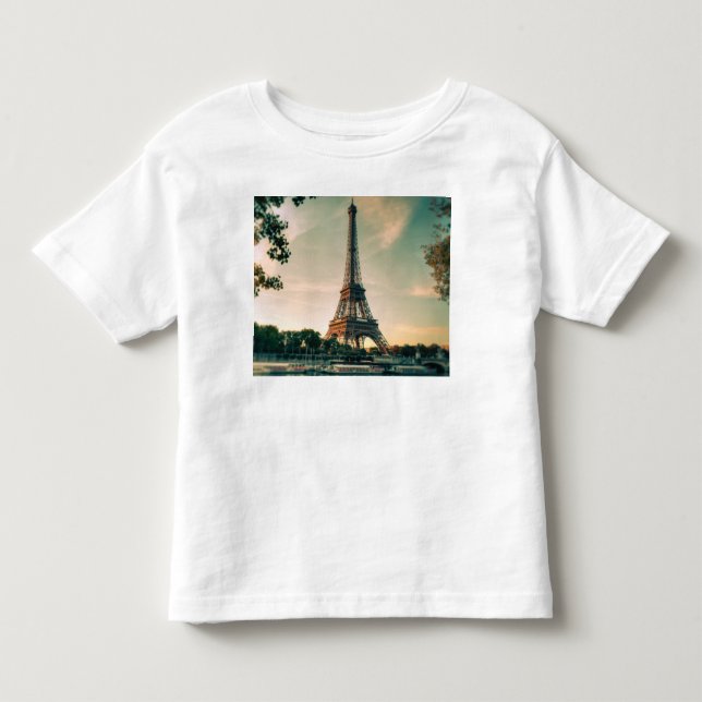 Camiseta Travesseiro decorativo da torre Eiffel (Frente)