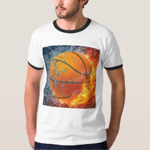 Camiseta travesseiro decorativo de basquete