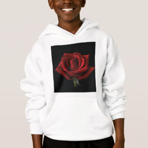 Camiseta travesseiro decorativo Rosa vermelha