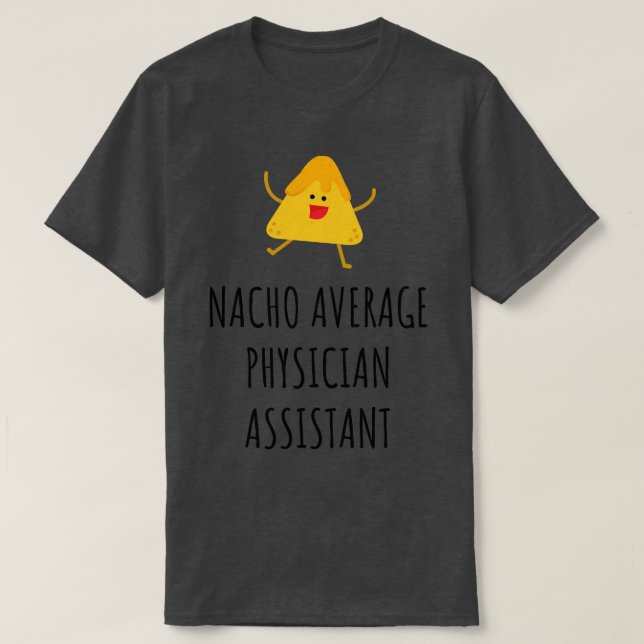 Camiseta Travesseiro Média do Assistente Médico (Frente do Design)