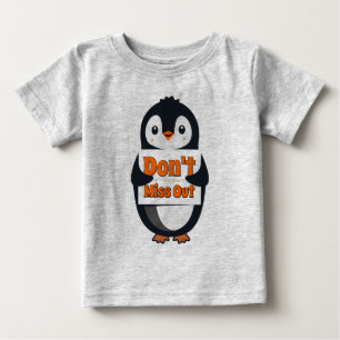 Camiseta Travesseiro Penguin Don't Miss Out