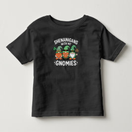 Camiseta Travessuras Com Meus Gnomos Dia de São Patrício Ir