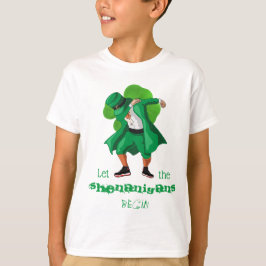 Camiseta Travessuras de Leprechaun Dia de São Patrício Trev