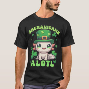 Camiseta Travessuras do Axolote no Dia de São Patrício Alot