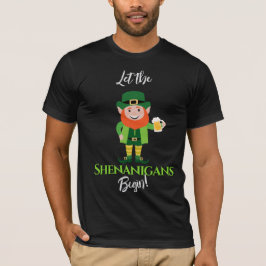 Camiseta Travessuras Leprechaun Dia de São Patrício