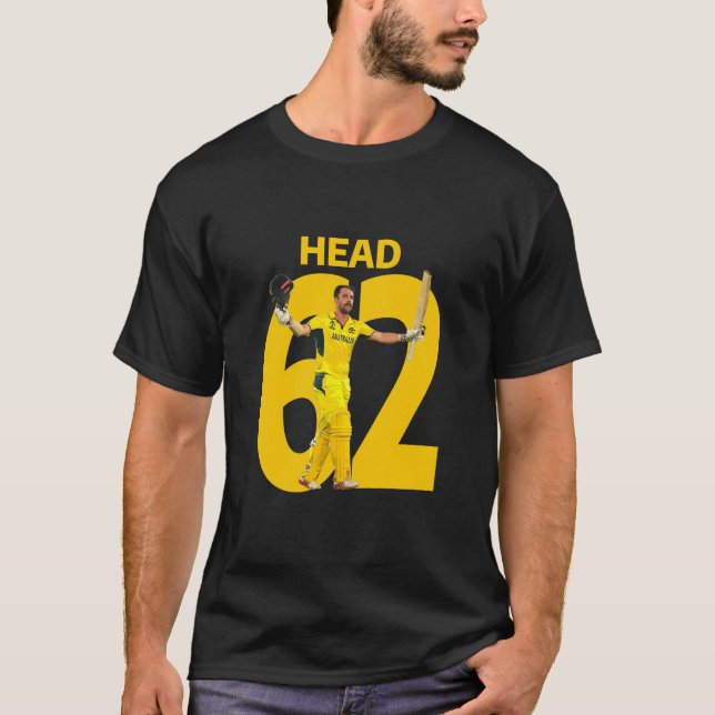 Camiseta Travis Head - Cricketer australiano (Frente)
