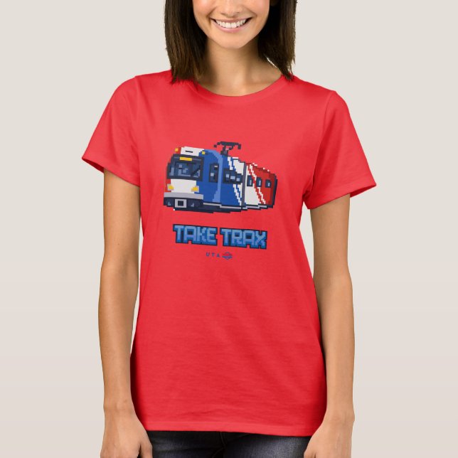 Camiseta TRAX de 8 bits (Frente)