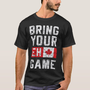 Camiseta TRAZ SUA Cana Canadiana DE Hockey com Bandeira do