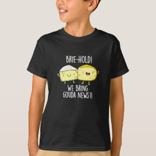 Camiseta Trazemos Gouda News Cheese Pun Dark BG