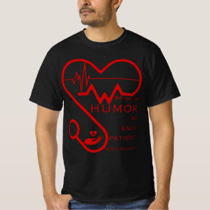 Camiseta Trazendo humor a cada paciente individualmente - e